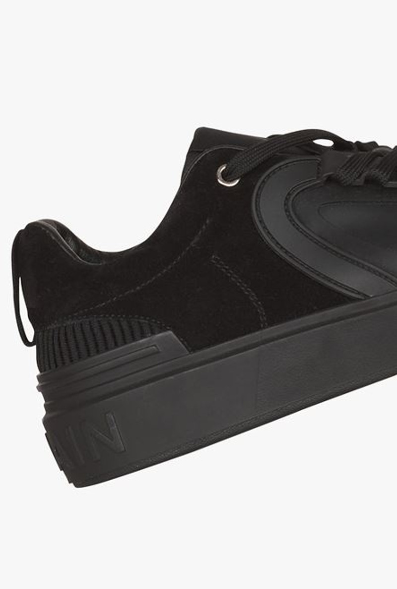 Black leather and suede B-Skate sneakers 7