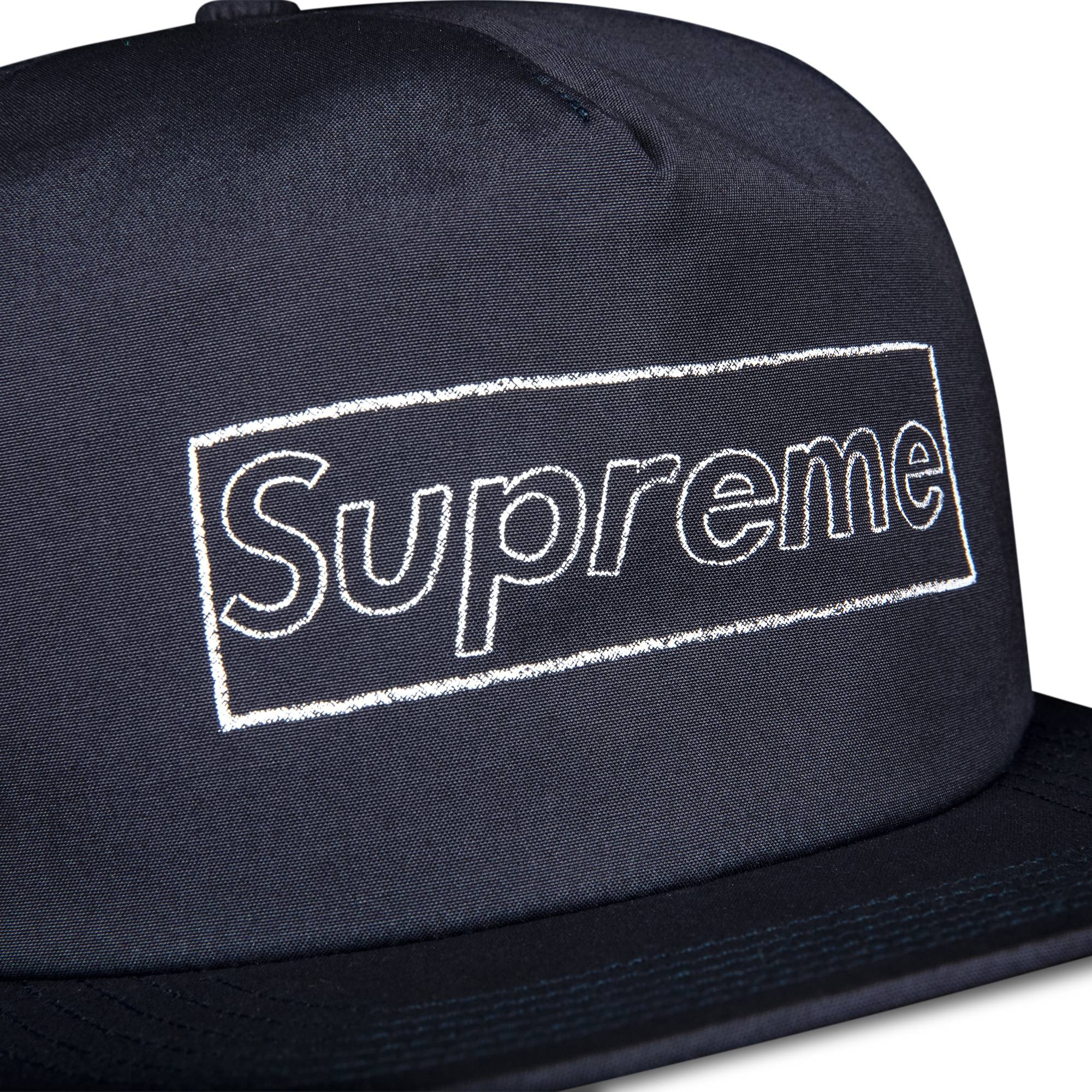 帽子 SUPREME 21SS KAWS Chalk Logo 5-Panel Cap Supreme KAWS Chalk Logo 5-Panel (SS21) - $46