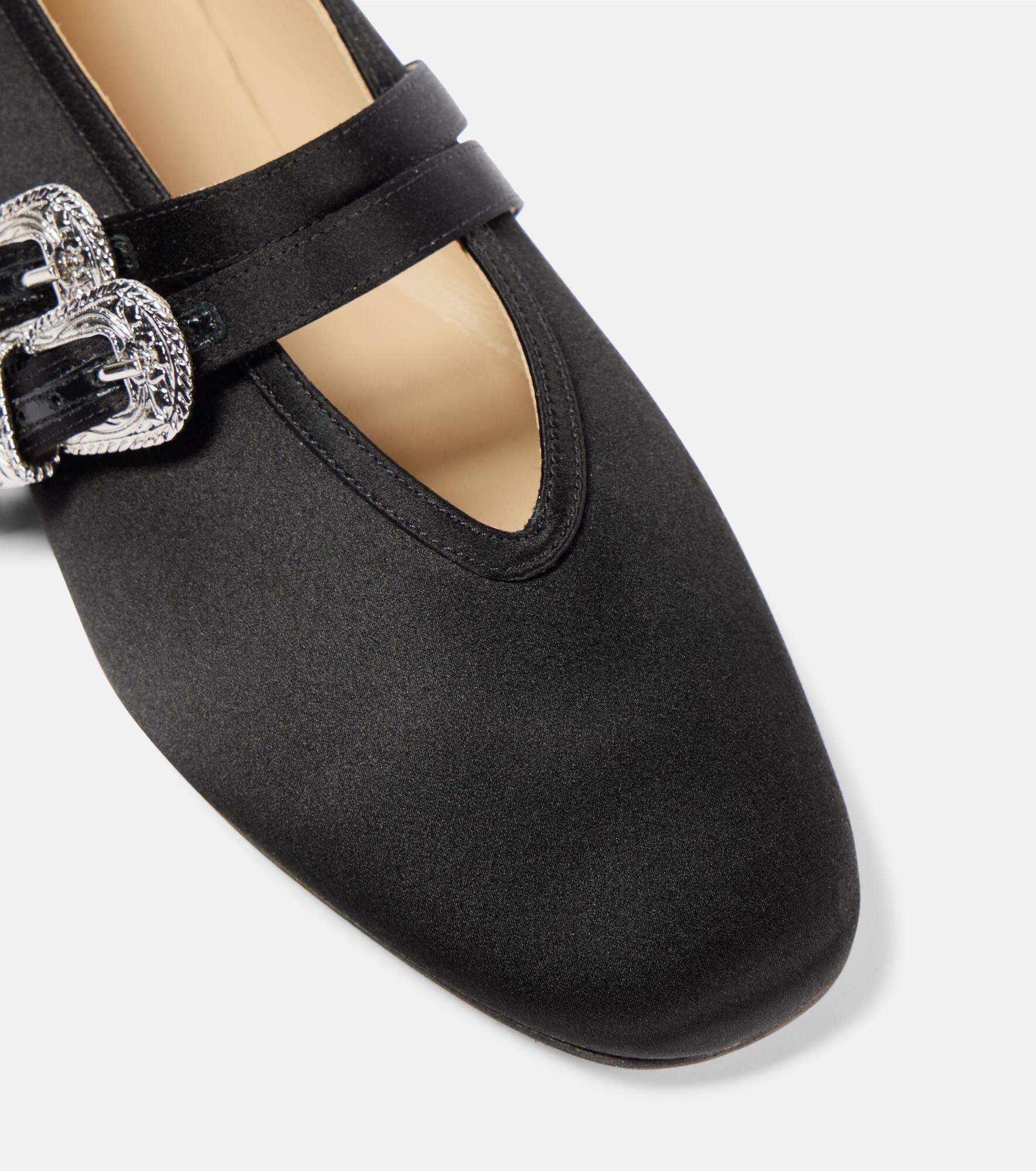 Claudia satin Mary Jane flats - 5