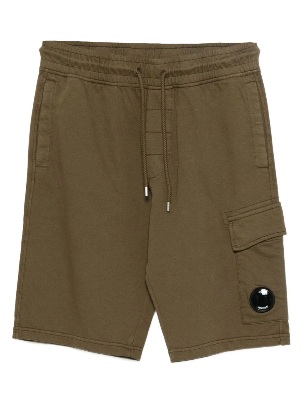 drawstring-waist cargo-pocket shorts - 1