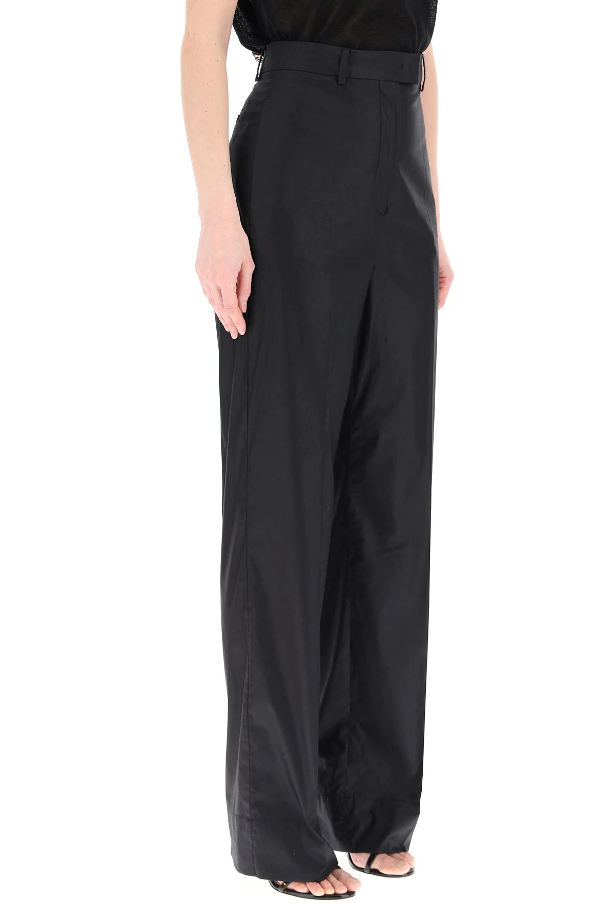 LOOSE TROUSERS IN COTTON BLEND - 3