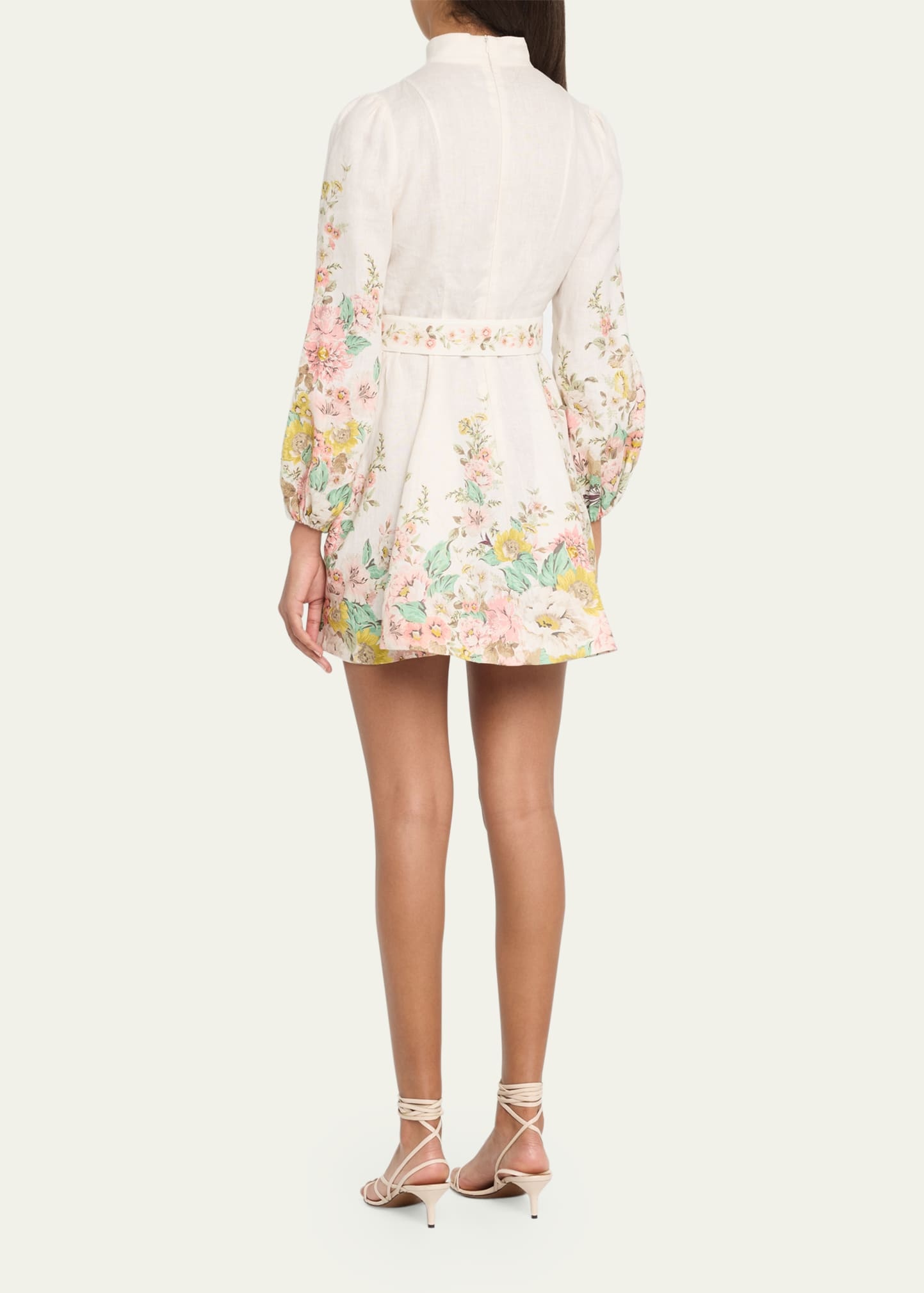 Matchmaker Floral Buttoned Mini Dress - 3