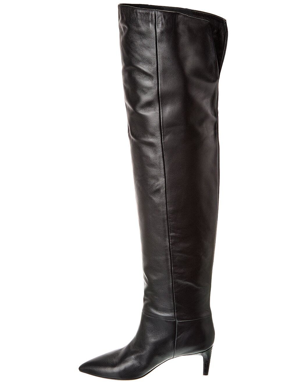Paris Texas Stiletto Leather Over-The-Knee Boot - 2