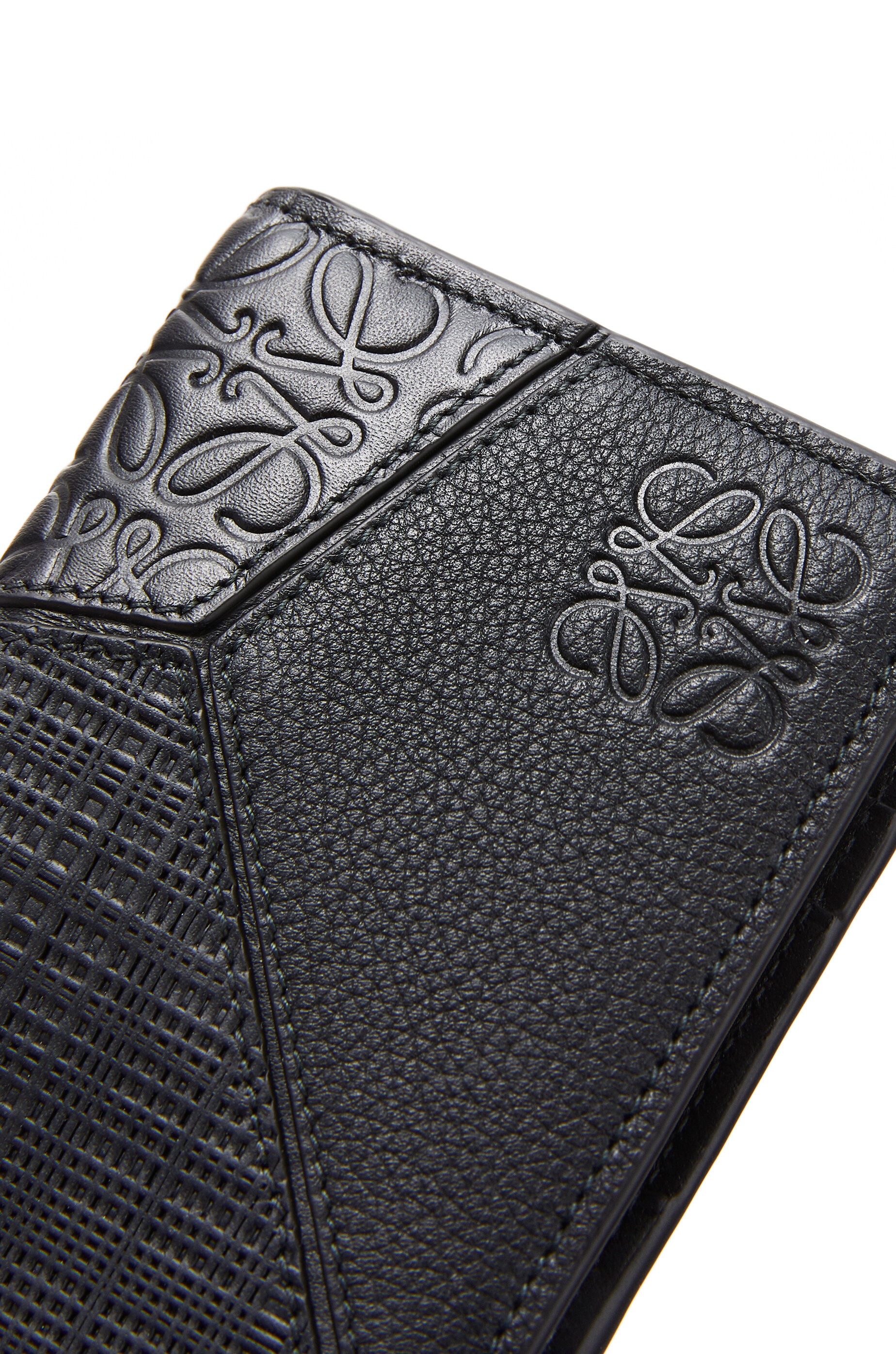 Puzzle bifold card in calfskin - 5