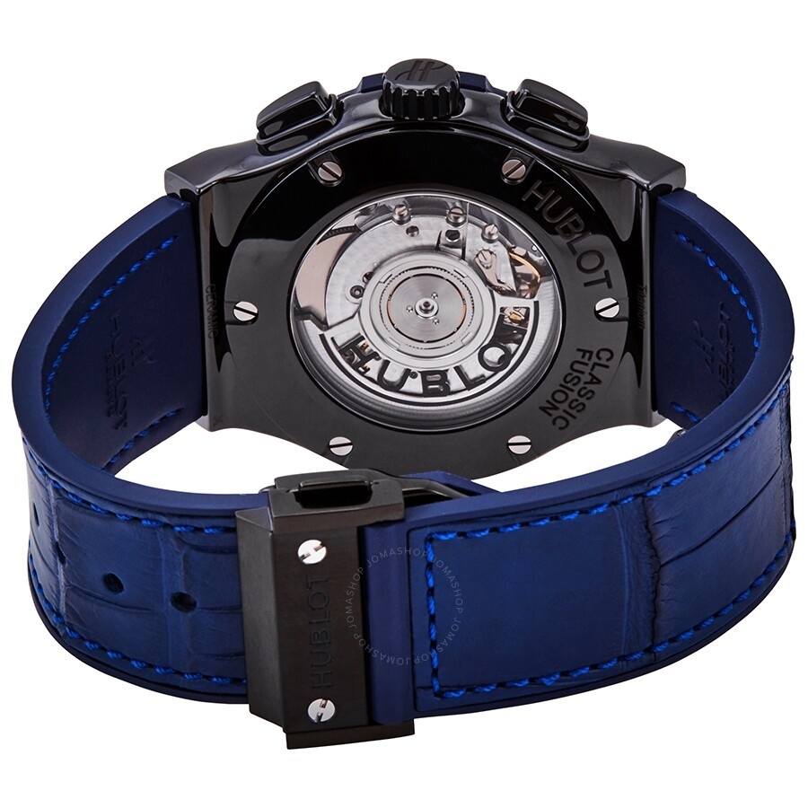 Hublot Classic Fusion Blue Sunray Dial Automatic Men's Chronograph Watch 541.CM.7170.LR - 3