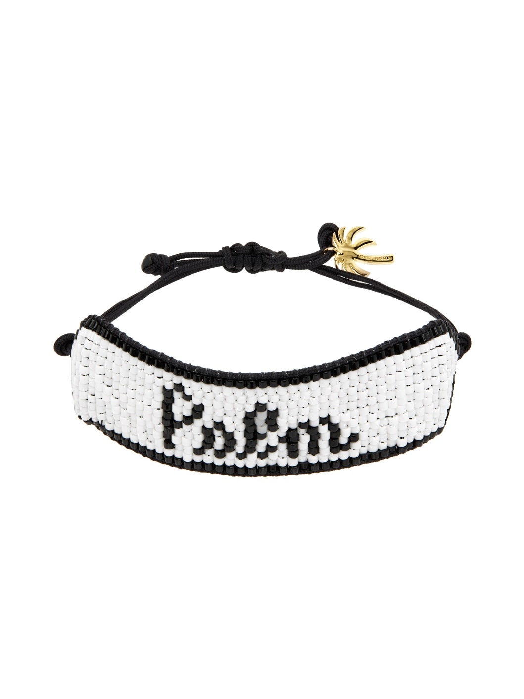 Black & White Angels Beaded Bracelet - 1