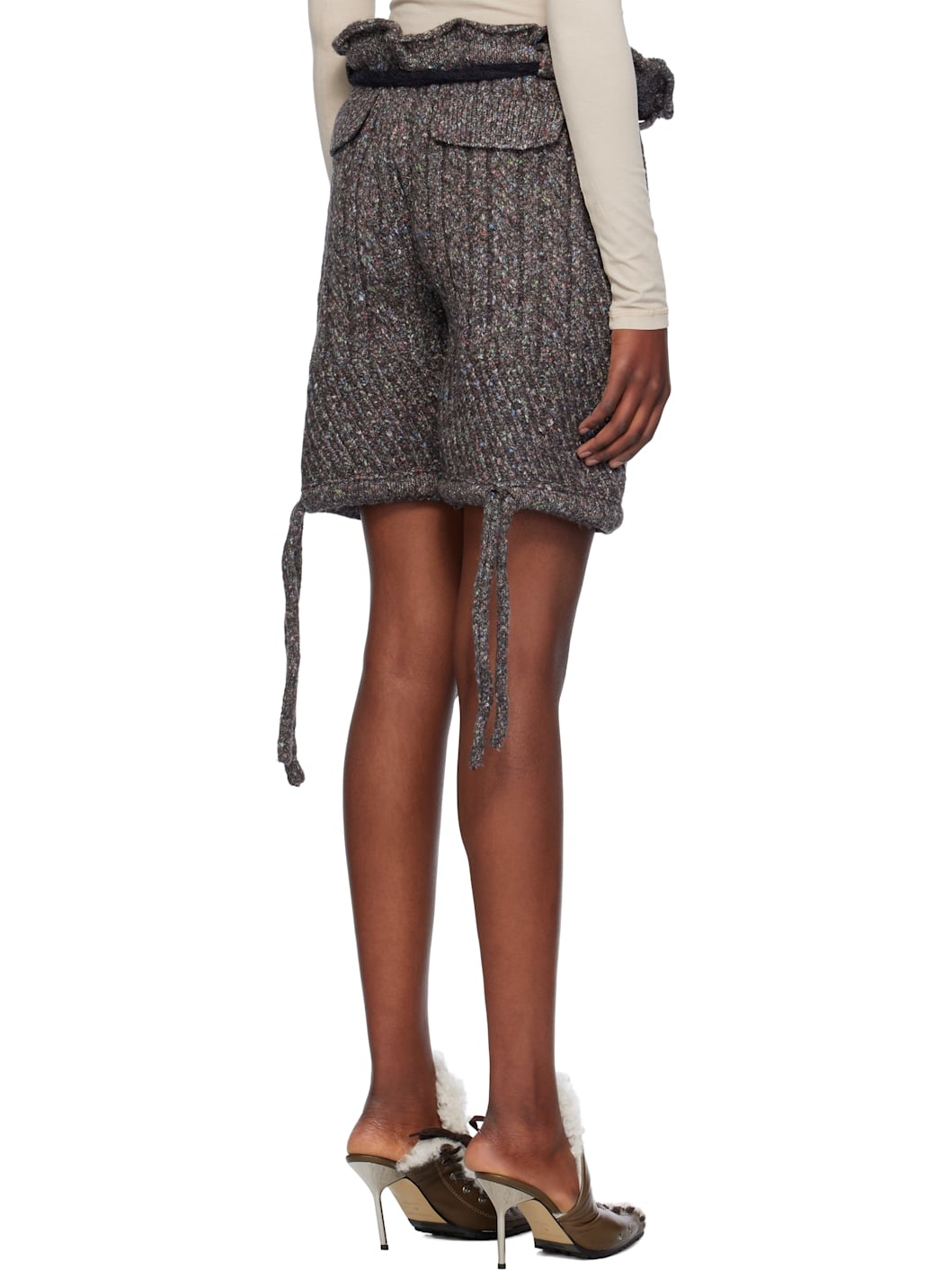 Multicolor Knit Shorts - 3