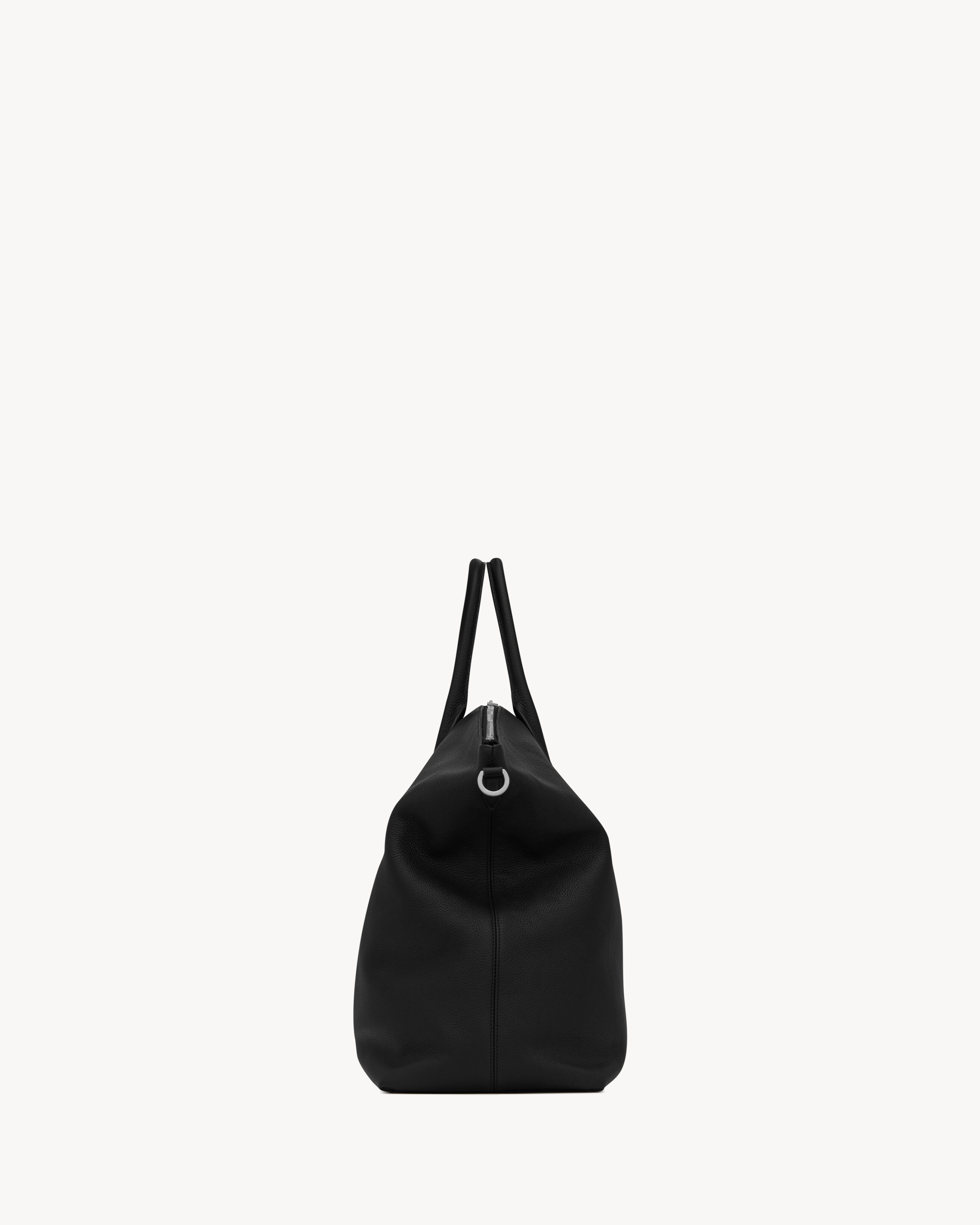 GIANT BOWLING BAG IN SOFT GRAINED LEATHER - 3