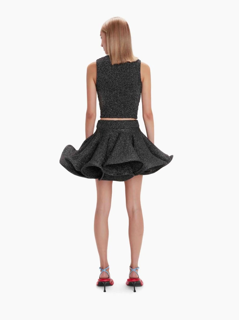 FLARED MINI SKIRT - 4