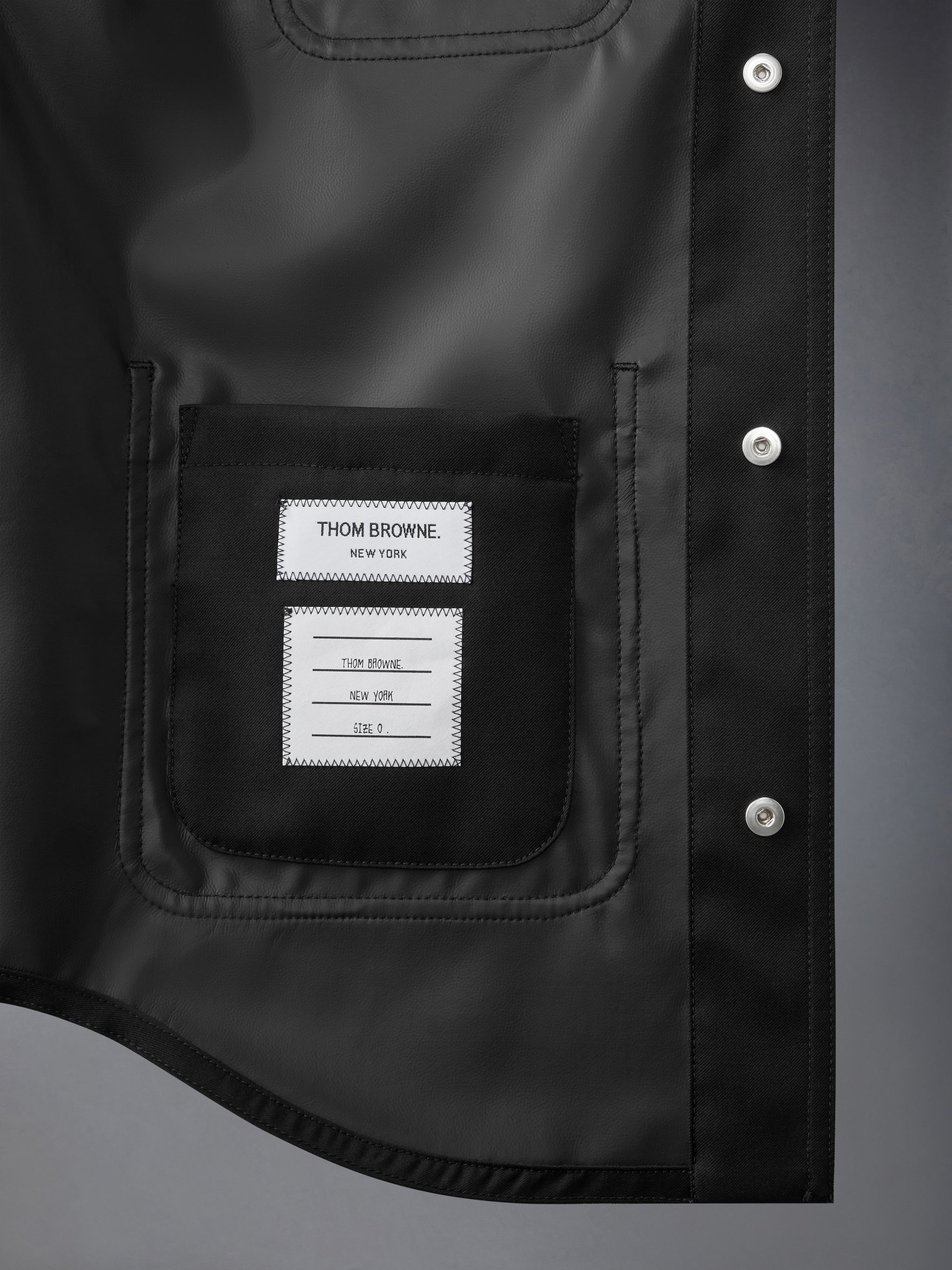 Thom Browne Wool Twill Utility Jacket | REVERSIBLE