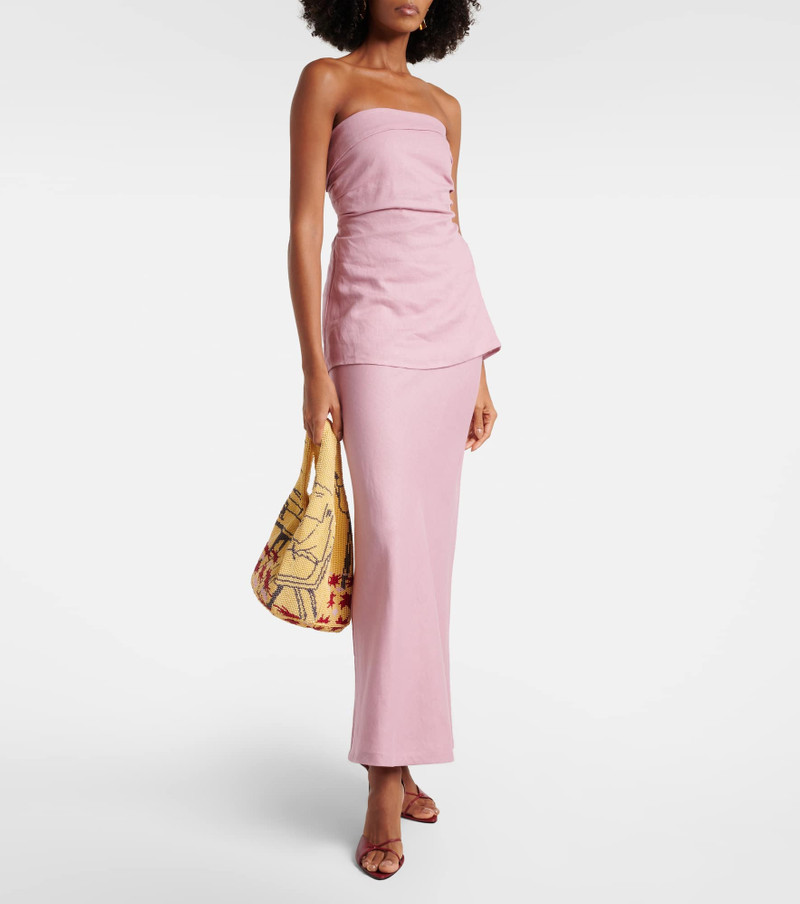 FAITHFULL Elise linen maxi skirt outlook