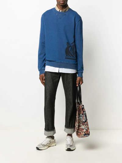 Lanvin logo cotton sweatshirt  outlook