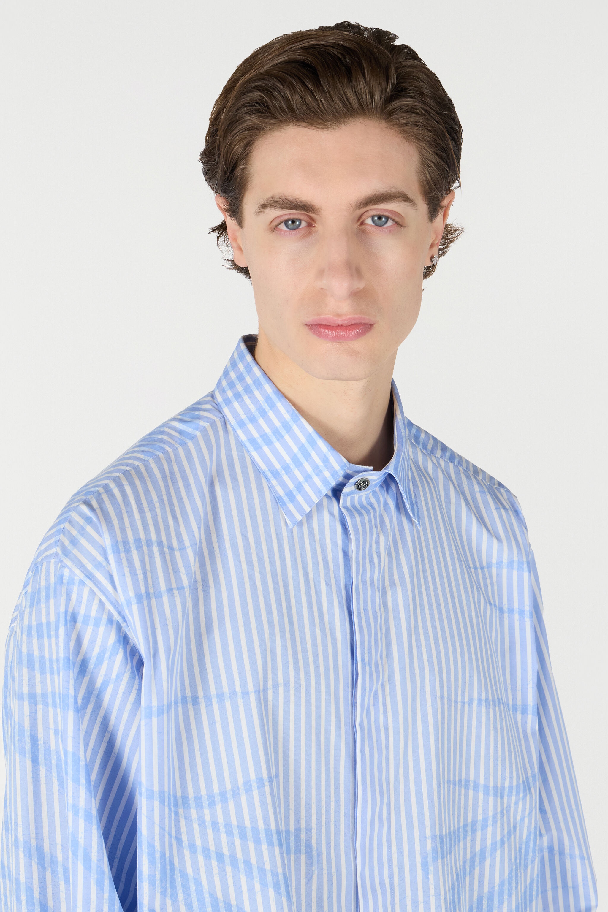 Striped Shirt With Zebra Pattern - 6