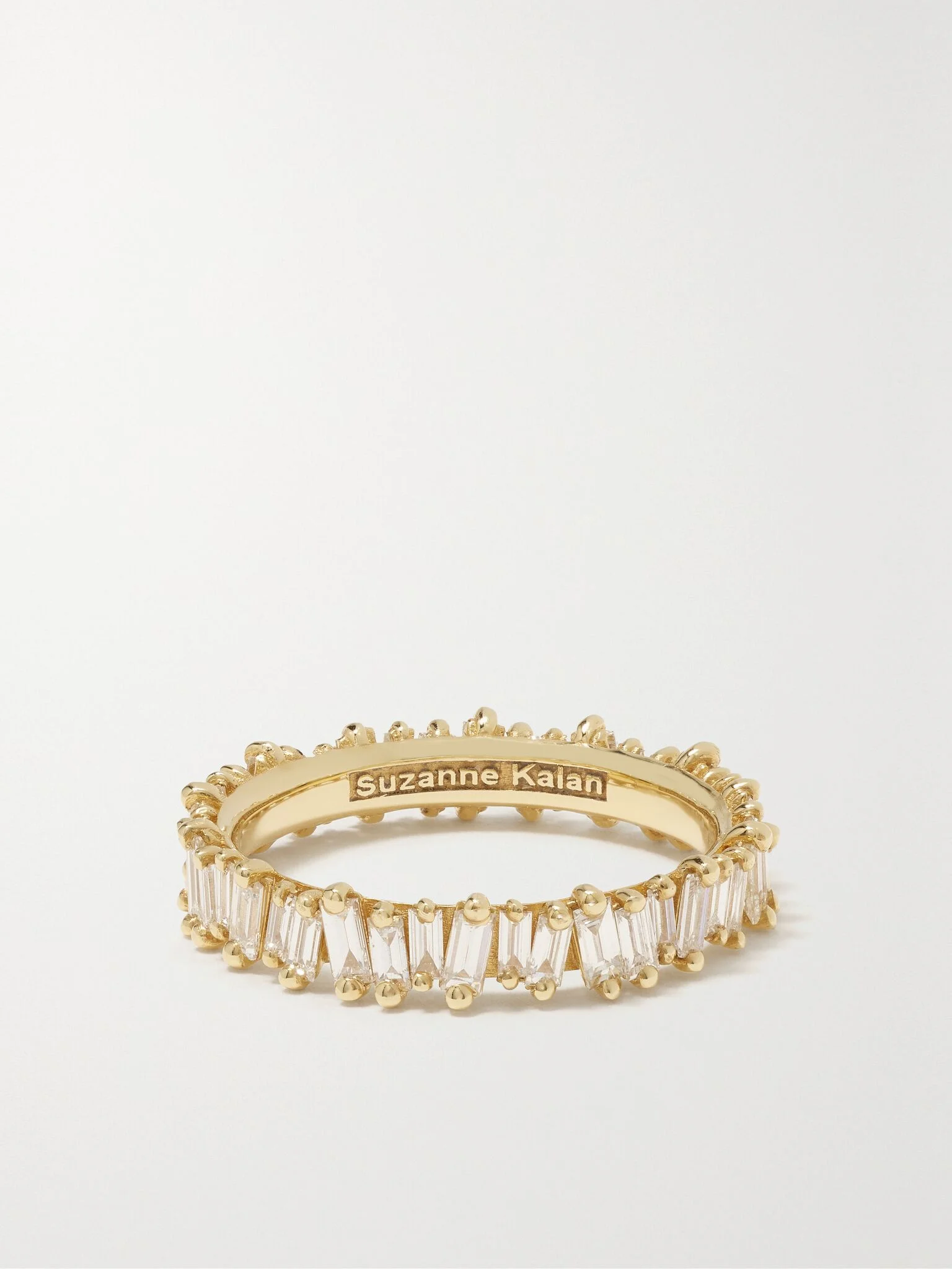 18-karat gold diamond ring Gold - 1