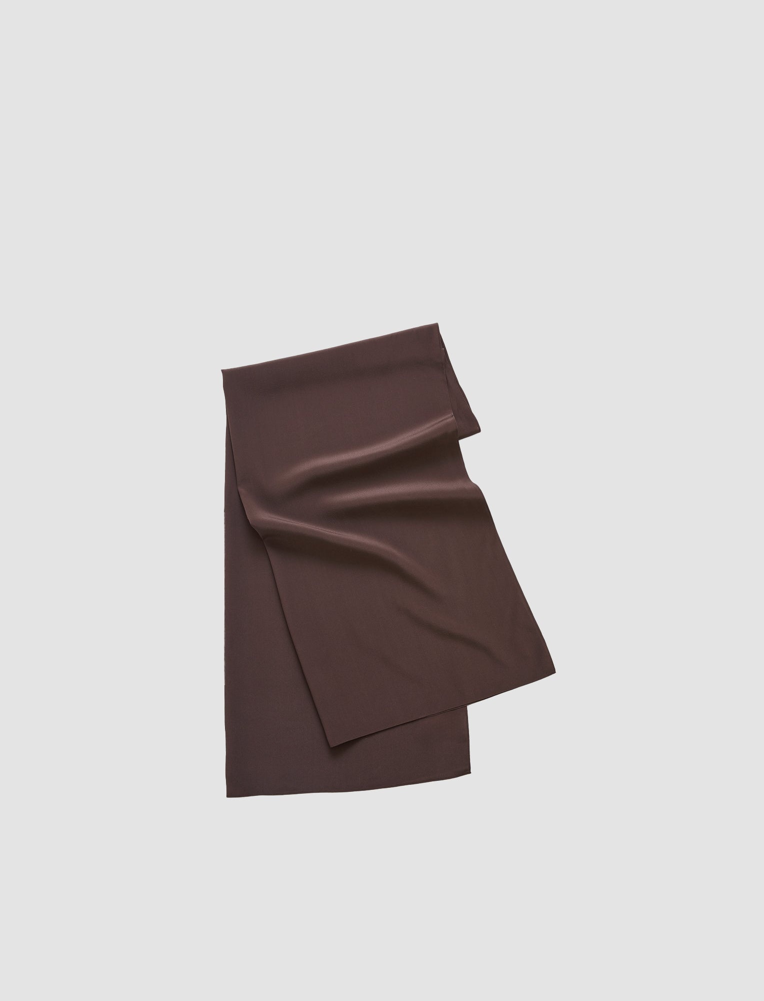 Crepe de Chine Silk Scarf - 5