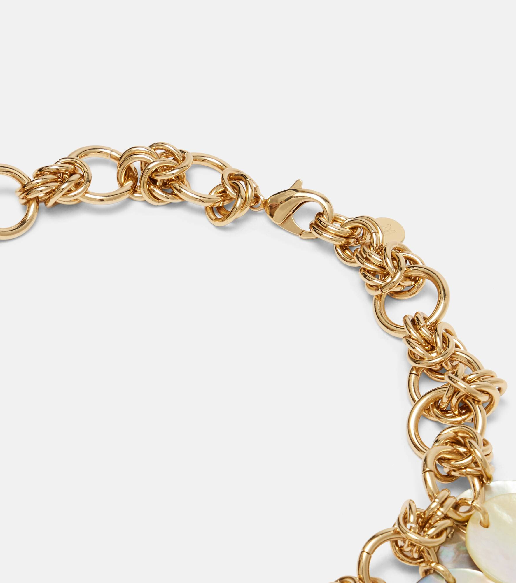 Mother-of-pearl chain necklace - 4