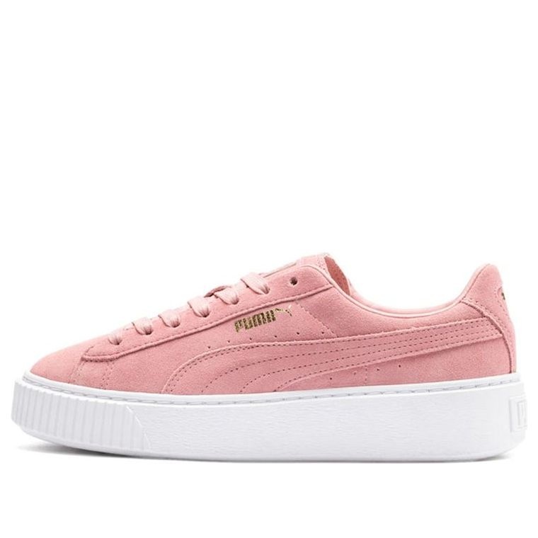 (WMNS) PUMA Suede Platform 'Pink White' 362223-14 - 1