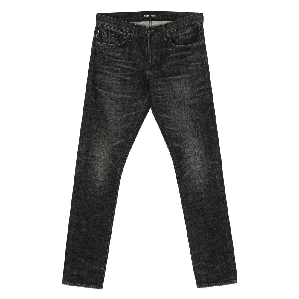 Tom Ford Black Denim - Tapered Jeans Men - 1