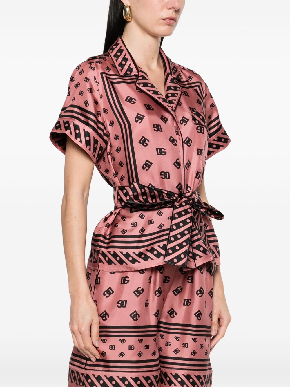 logo-print shirt - 3