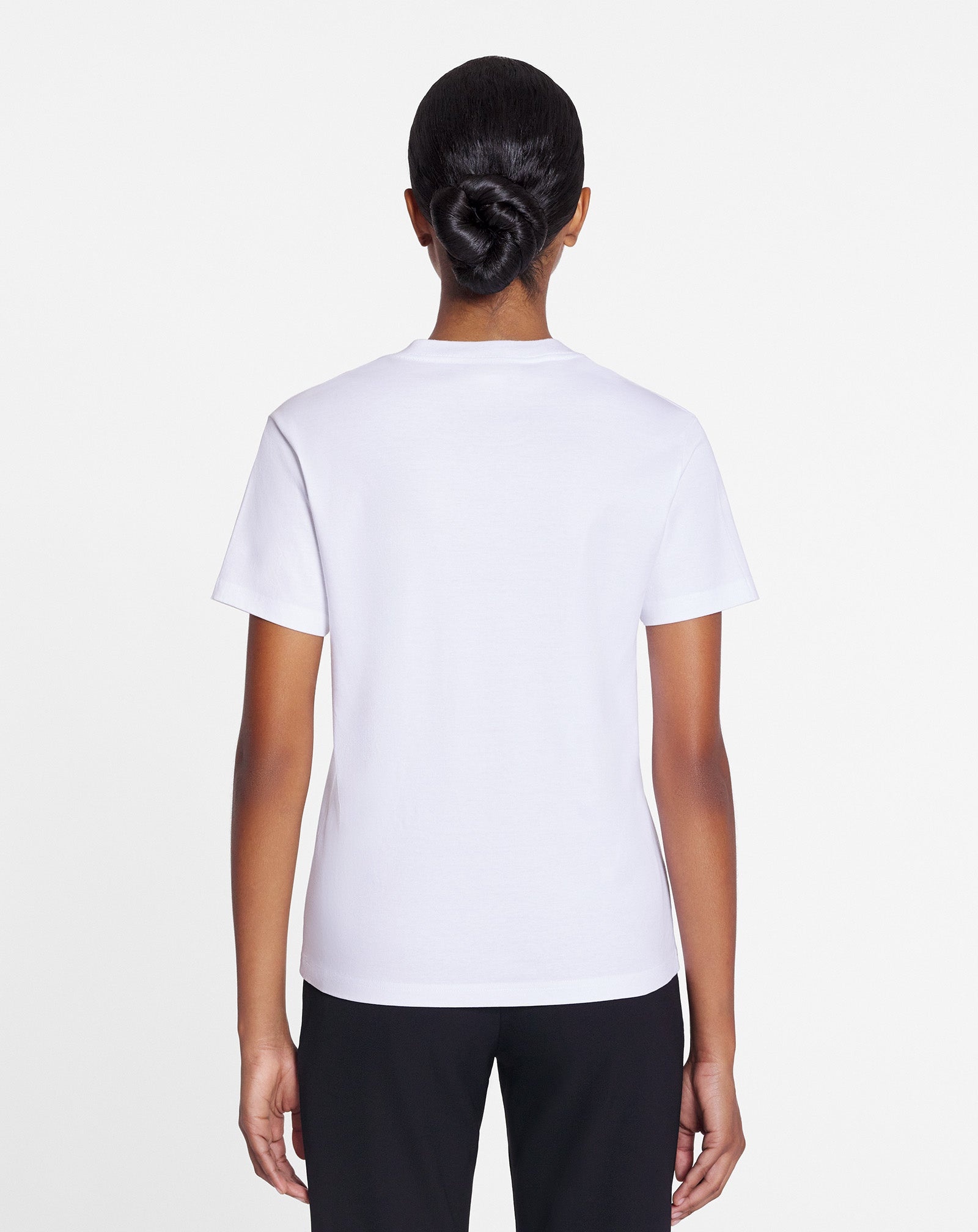 LANVIN EMBROIDERED CLASSIC T-SHIRT - 4