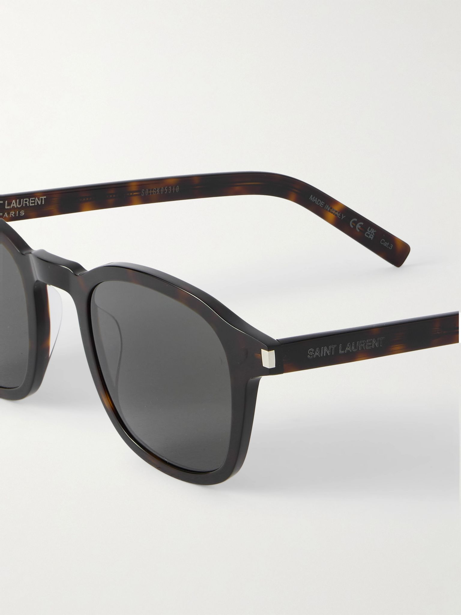 Round-Frame Tortoiseshell Acetate Sunglasses Tortoiseshell - 3