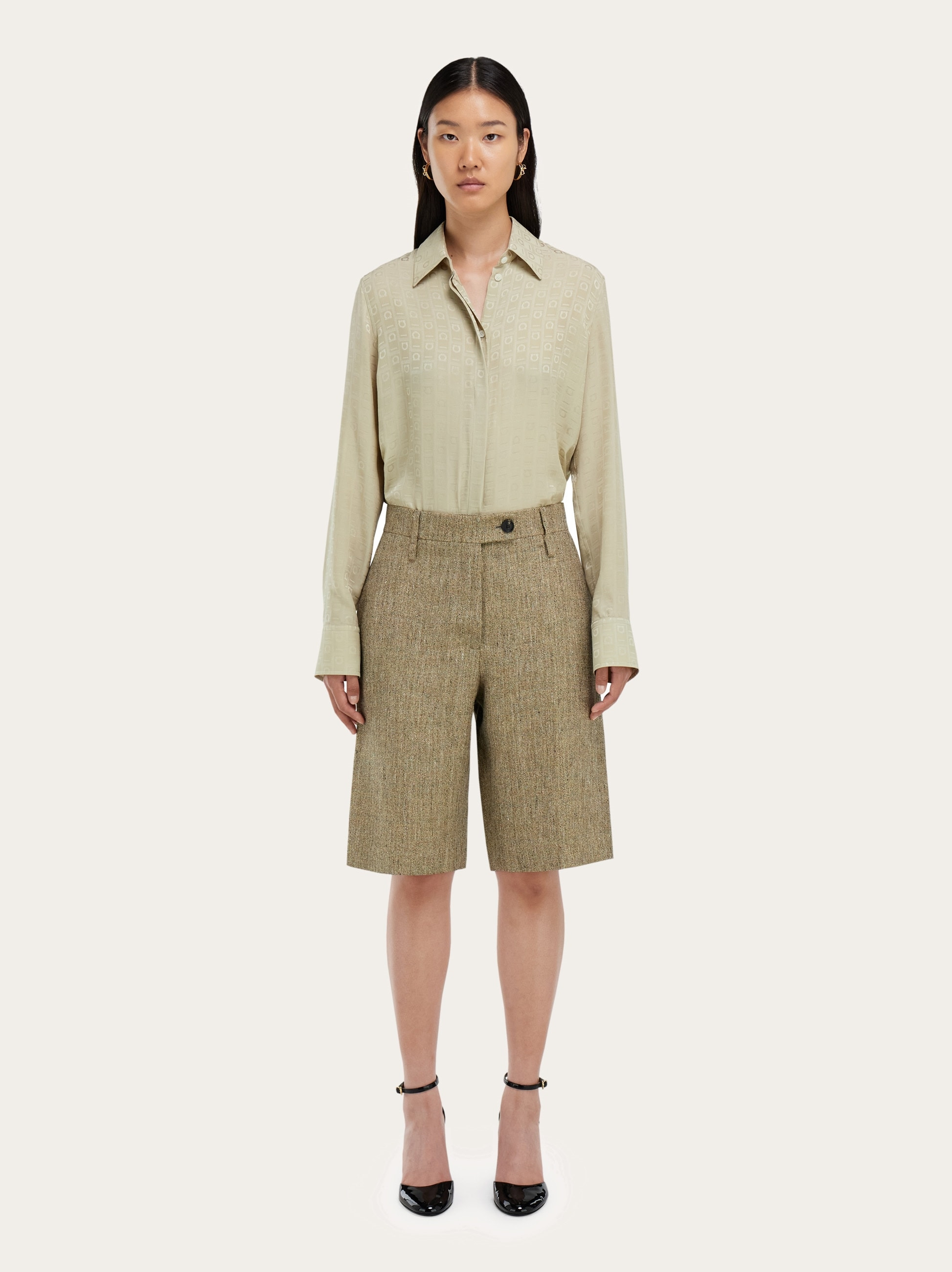 Ferragamo Monogram silk shirt - 4