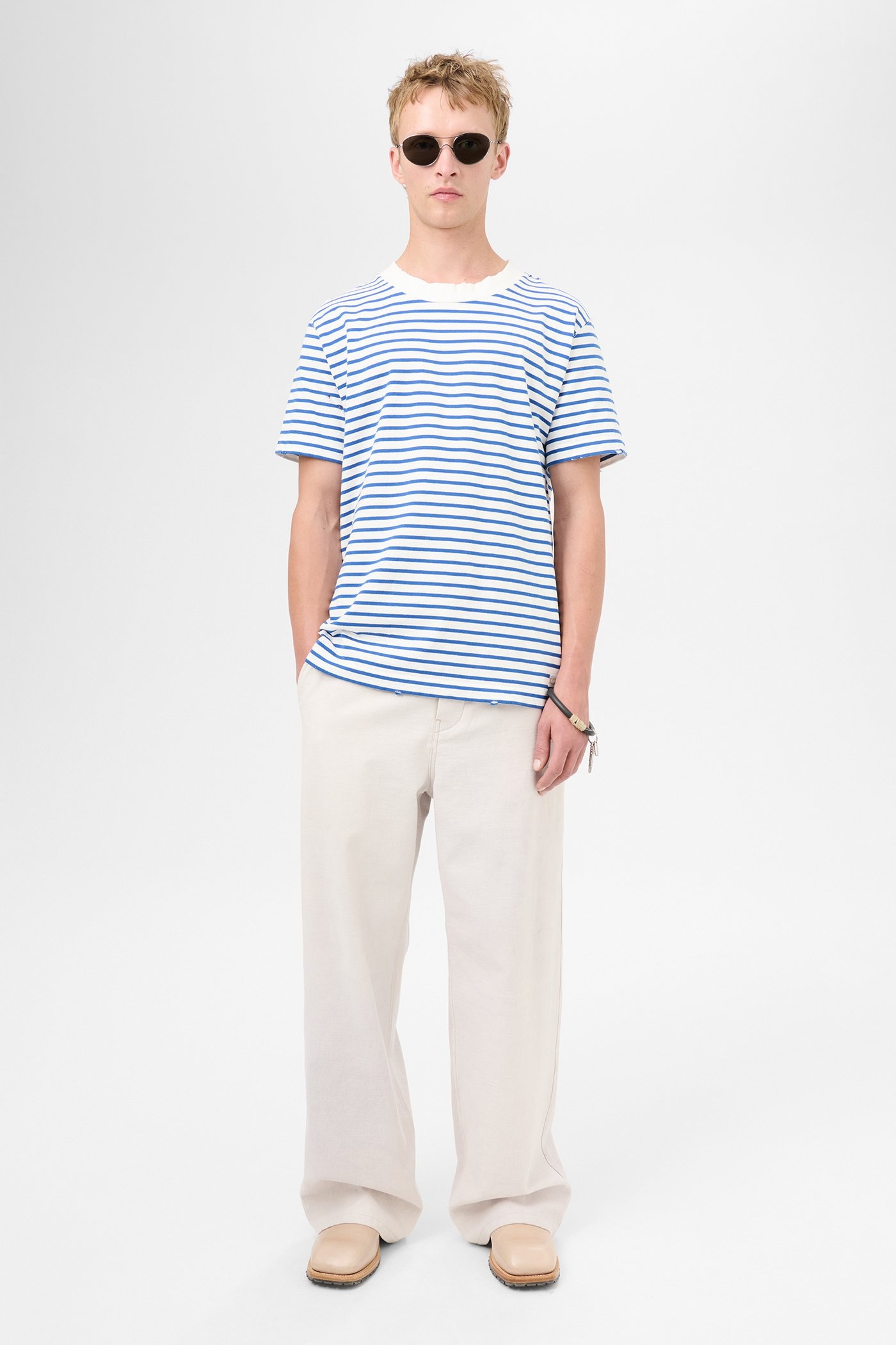 Bliss T-shirt Genova Stripe Rough Cotton - 2
