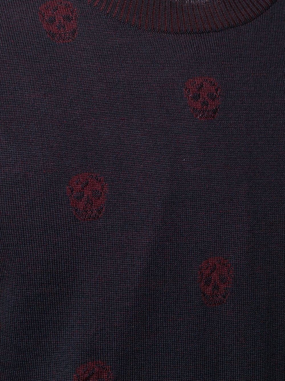 skull patterned jumper - 5