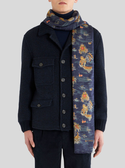 Etro SCARF WITH FIGURATIVE PATTERN outlook