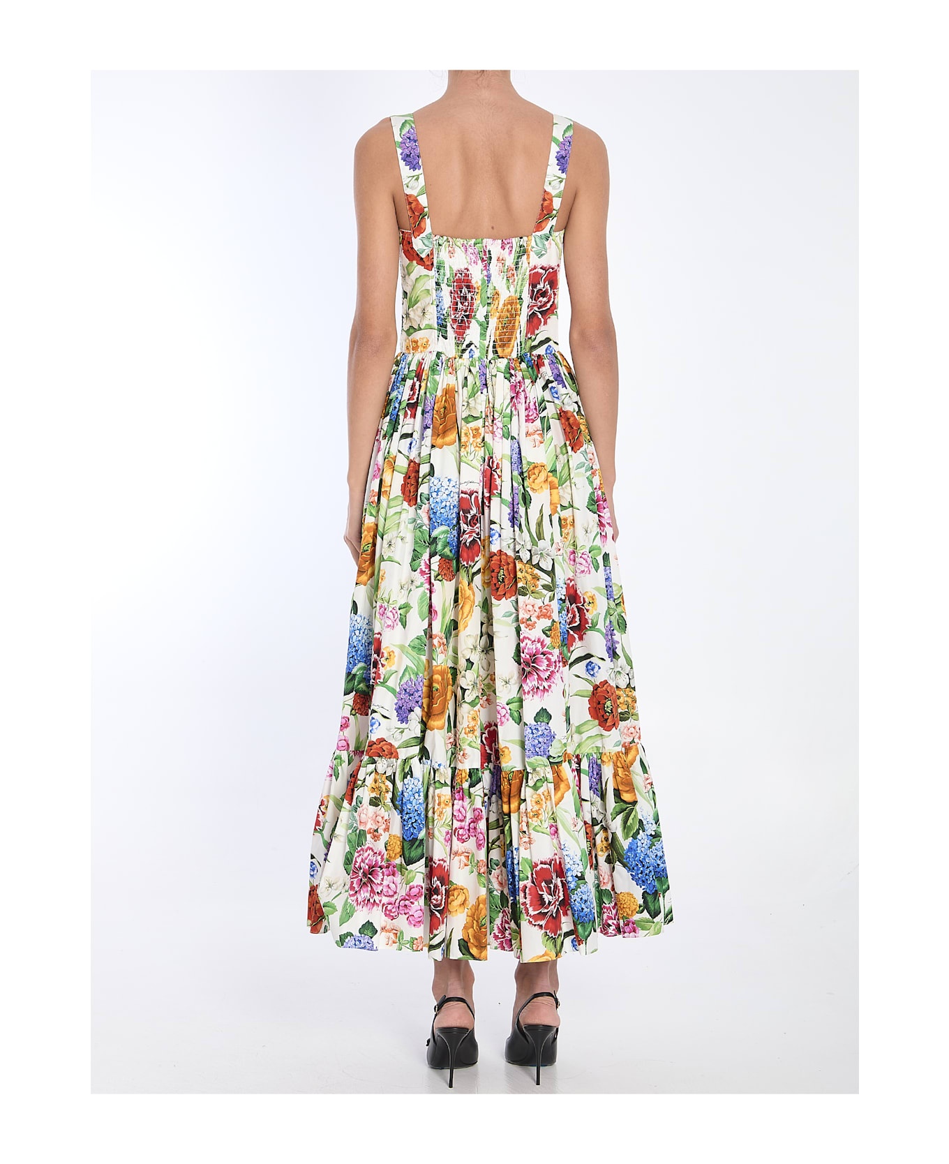 Floral Midi Dress - 4