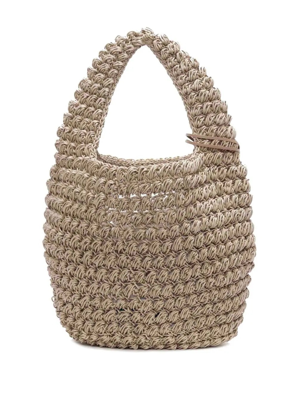 Large Popcorn Crochet Tote Bag - 2