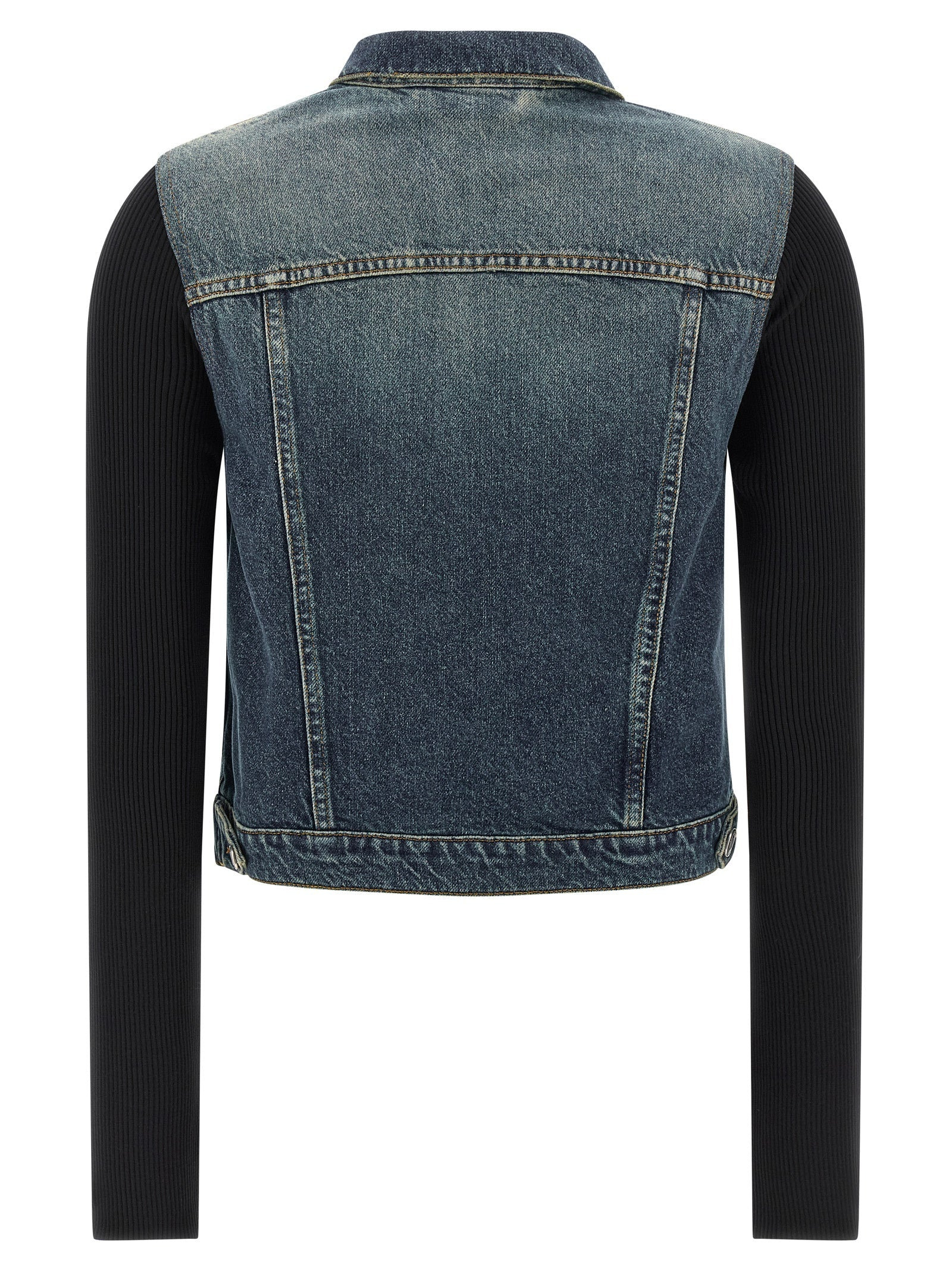 Coperni Women 'Hybrid Rib Denim' Jacket - 2