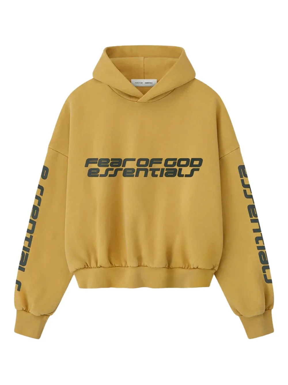 printed fleece hoodie - 1