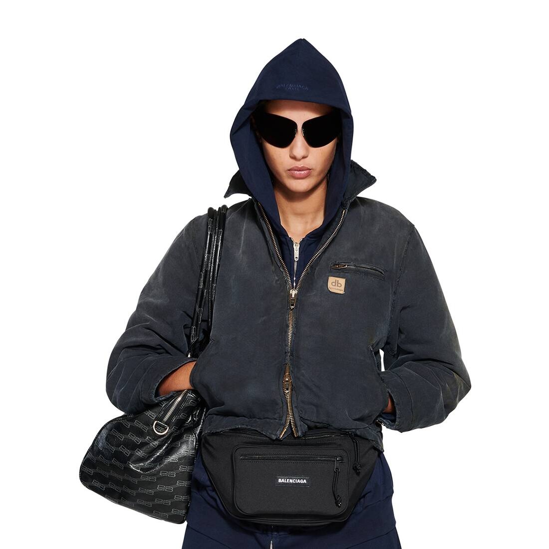 Women's Double B Shrunk Workwear Parka in Black - 5