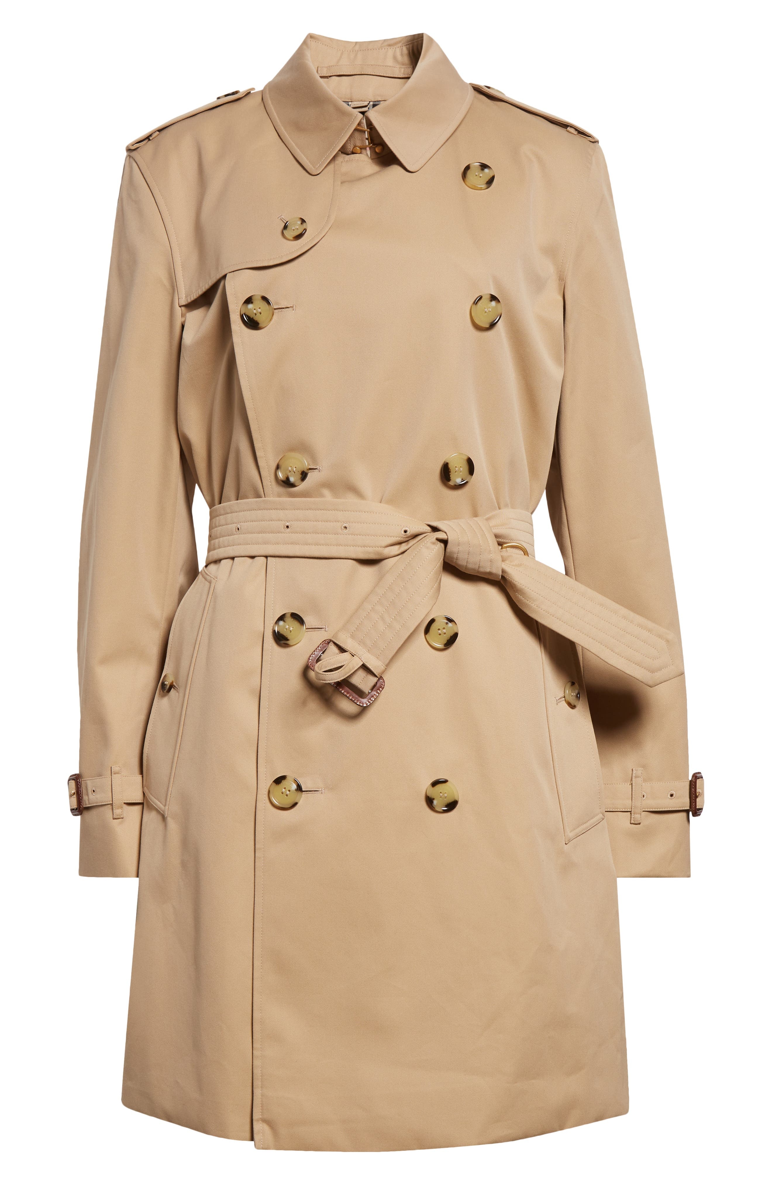 burberry Kensington Mid Length Heritage Trench Coat in Honey at Nordstrom - 6