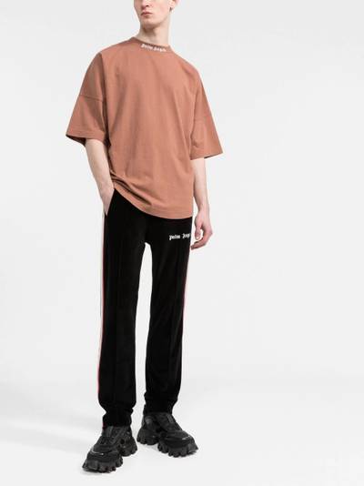 Palm Angels logo-collar crew-neck T-shirt outlook