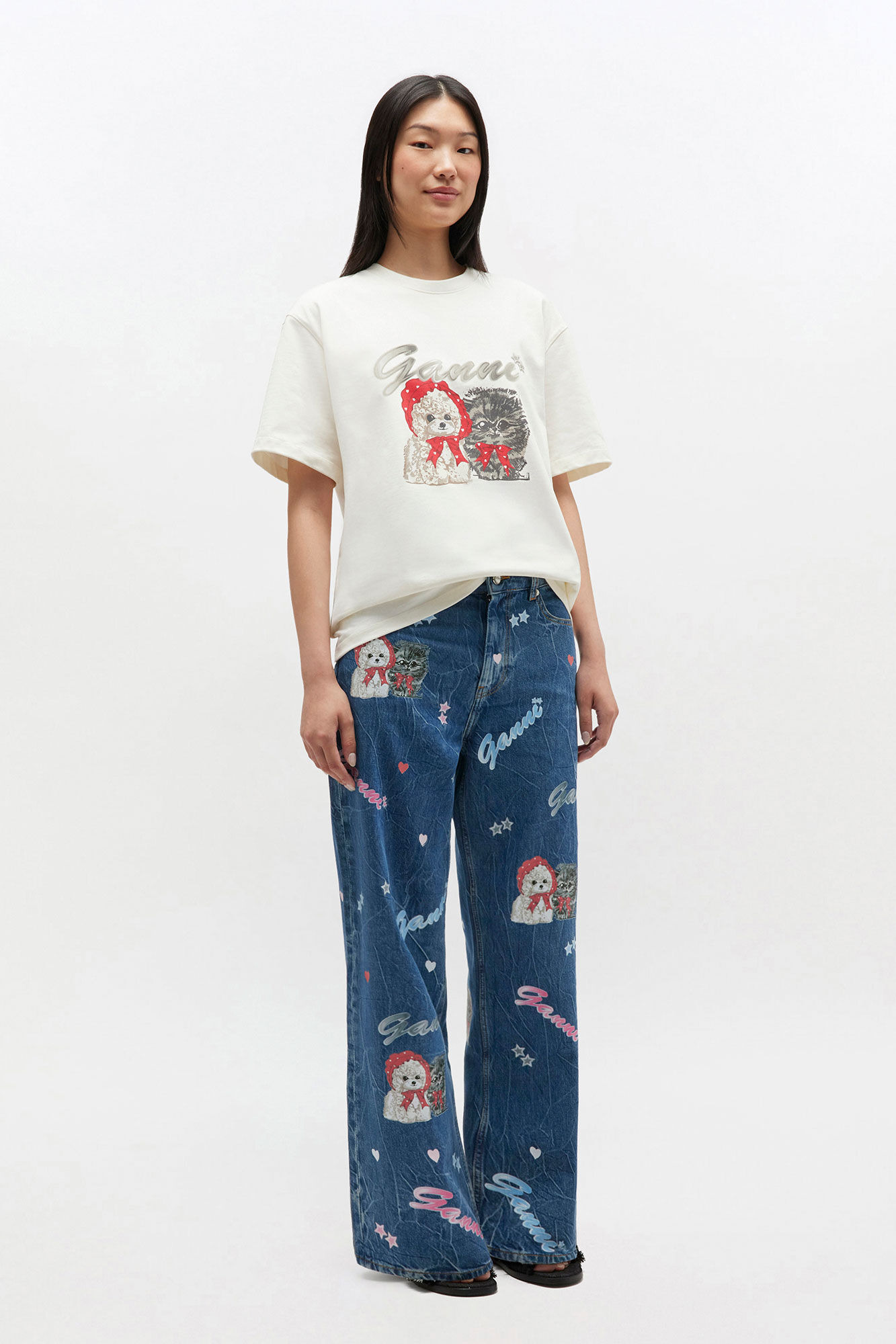 IVORY ANIMAL PRINT T-SHIRT - 2