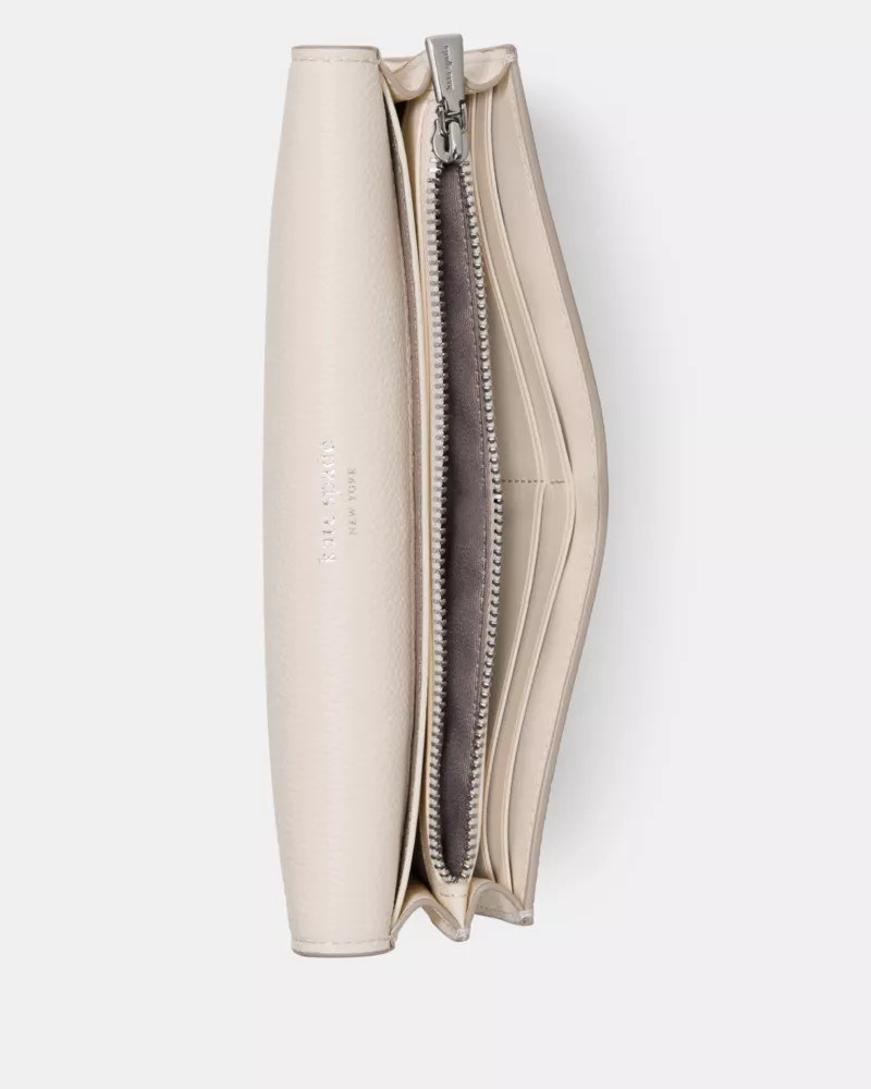 Deco Snake Embossed Large Flap Wallet 3