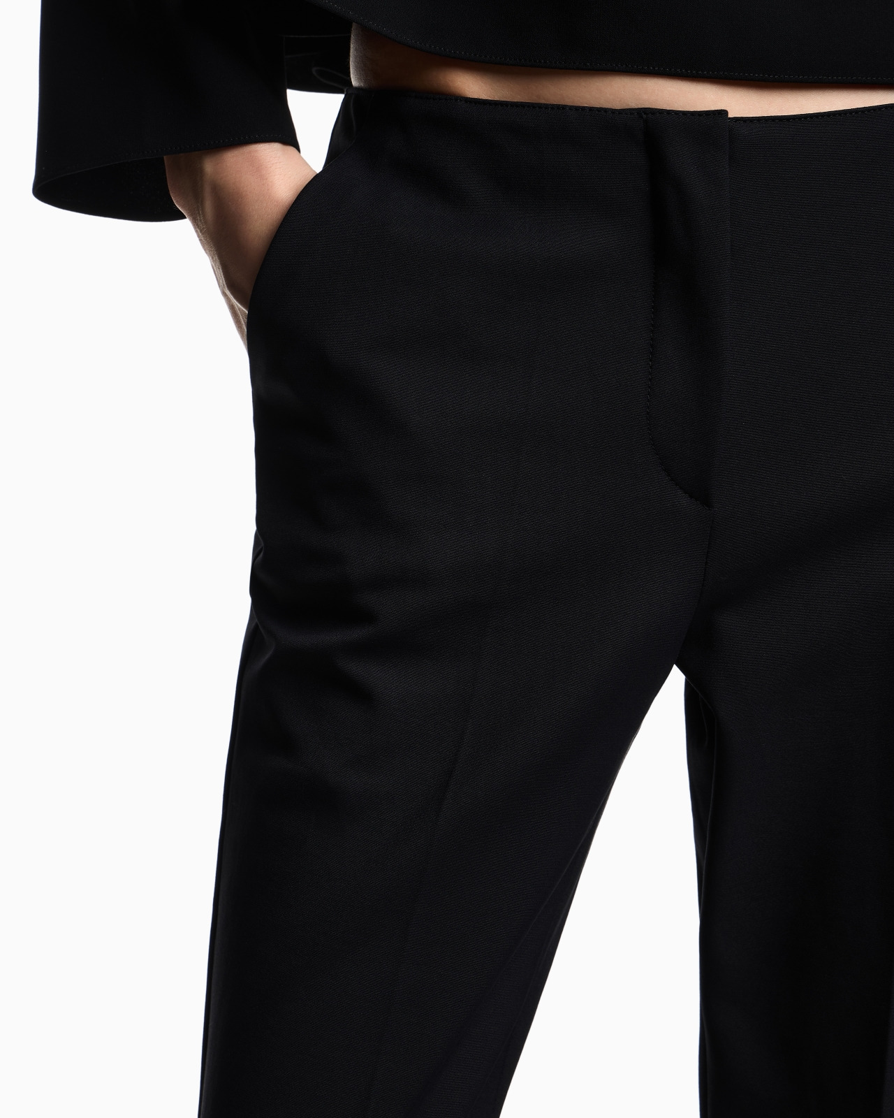 Stretch gabardine 7/8 trousers - 5