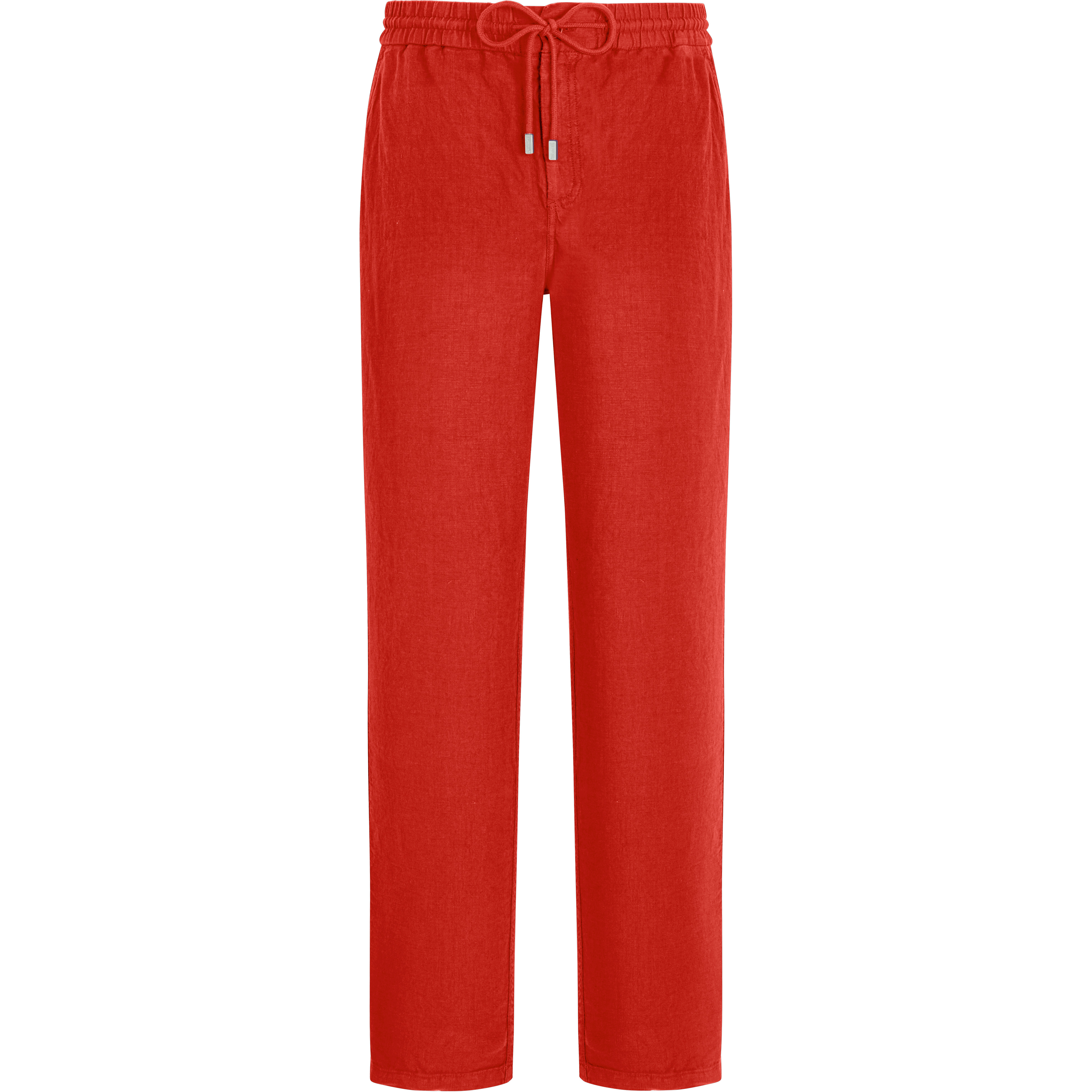 Men Linen Pants Solid - 1