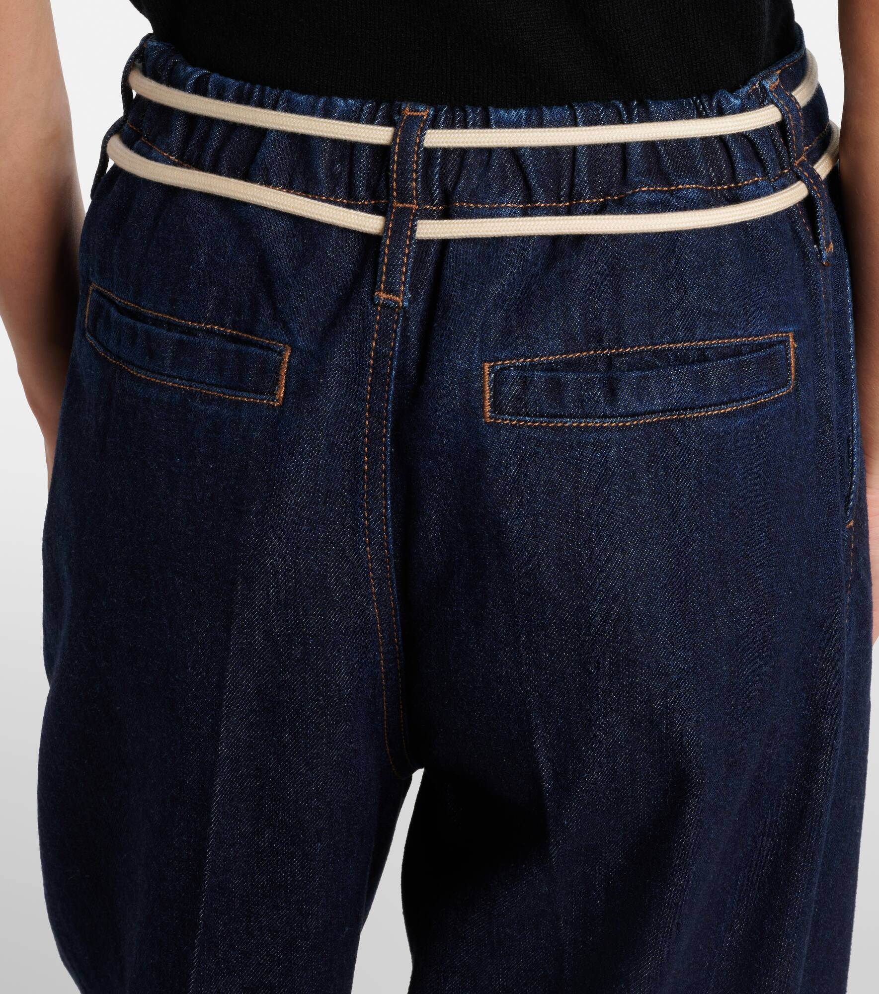 Nembi high-rise straight jeans - 6
