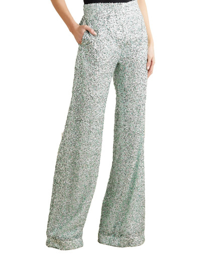 HALPERN Light green Women's Casual Pants outlook