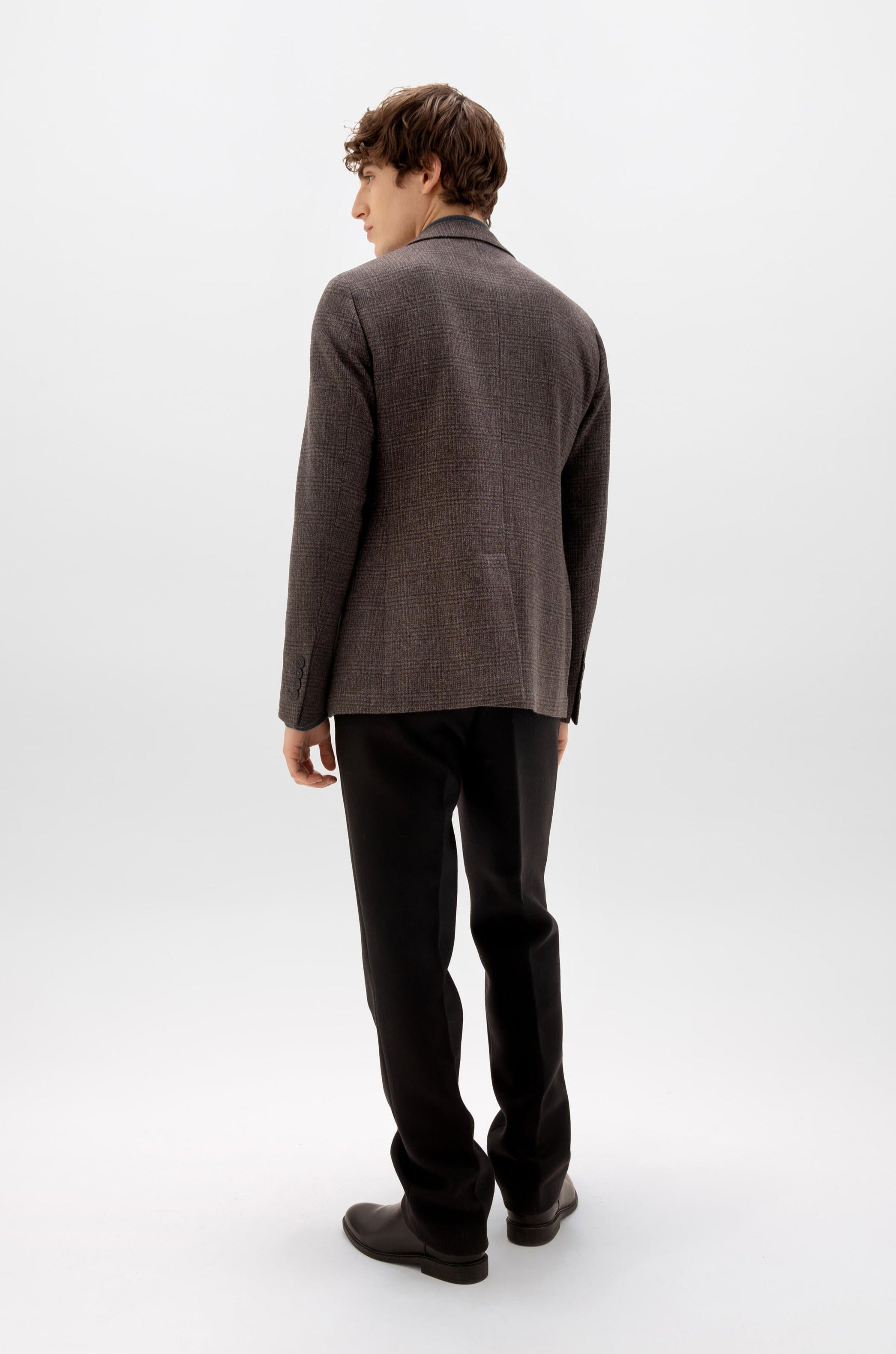Glen Check Tweed Jacket - 3