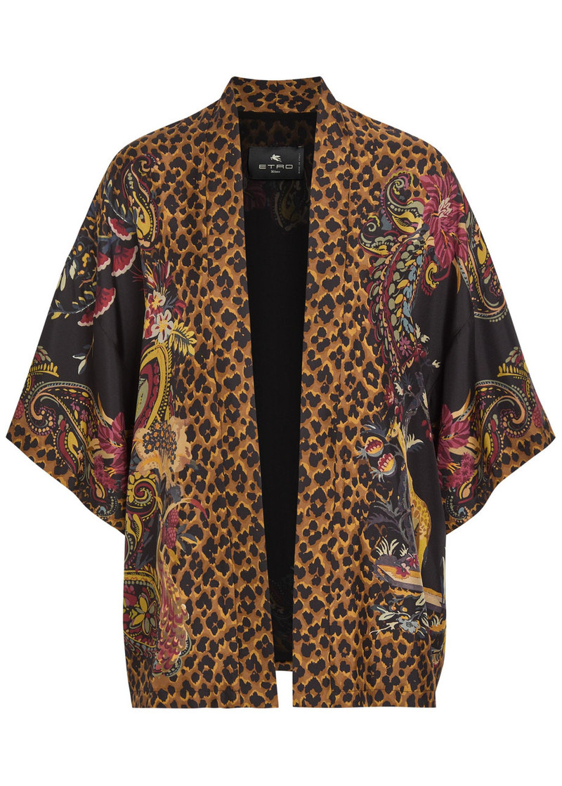 Etro Printed Silk Jacket 1