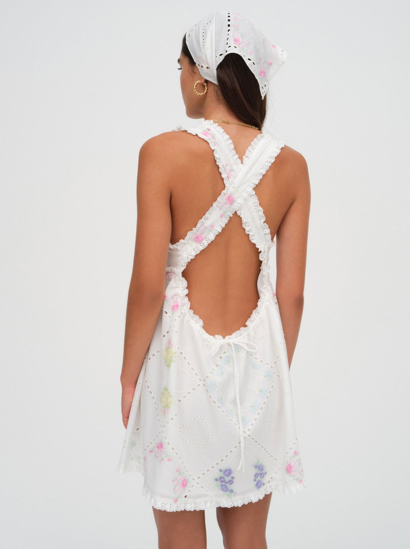 Andrea Embroidered Mini Dress 5