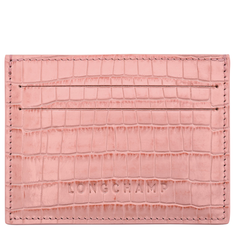 Longchamp Pocket Card holder Pink Tea - Leather 1