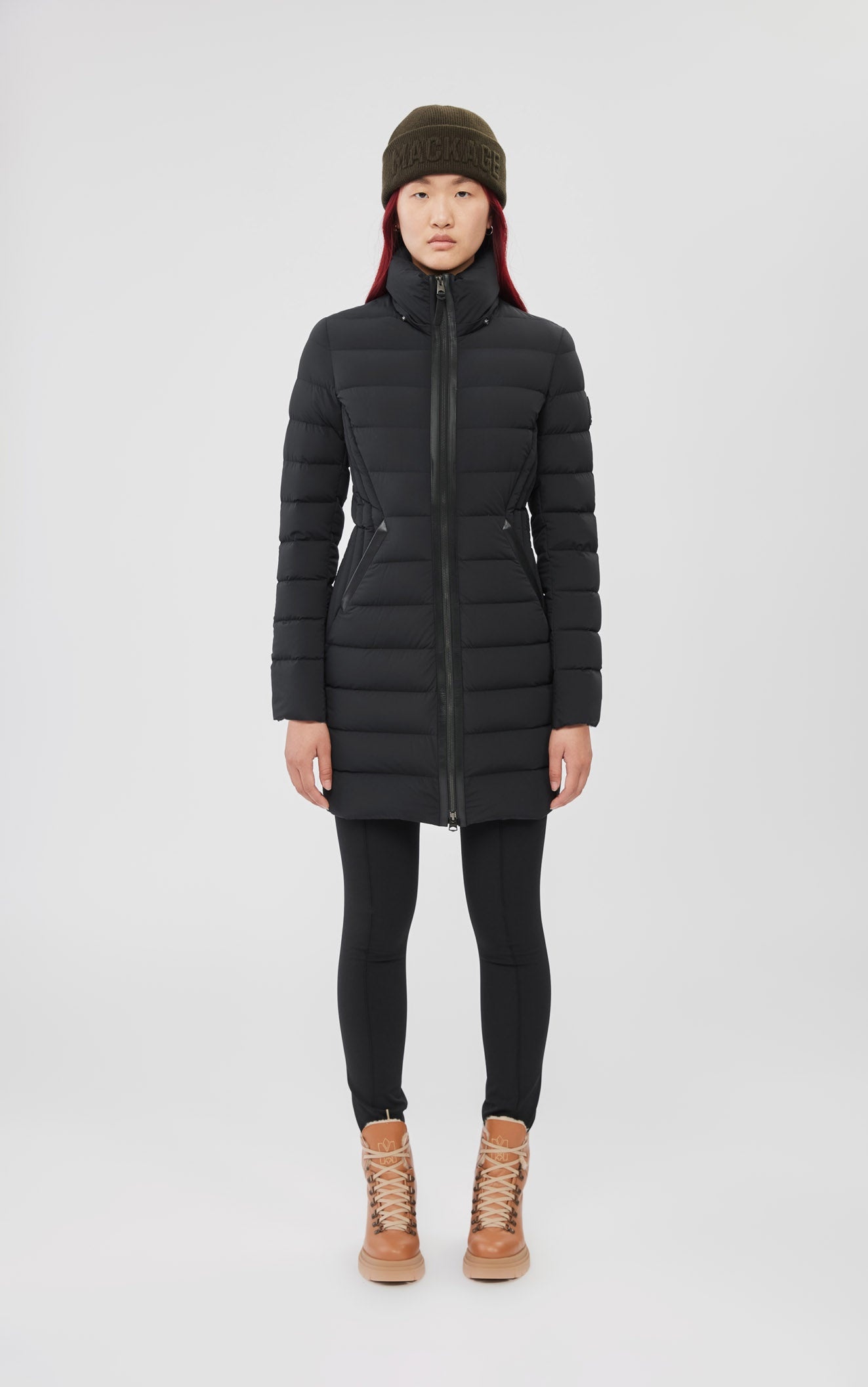FARREN Agile-360 stretch light down coat with removable hood for ladies - 7