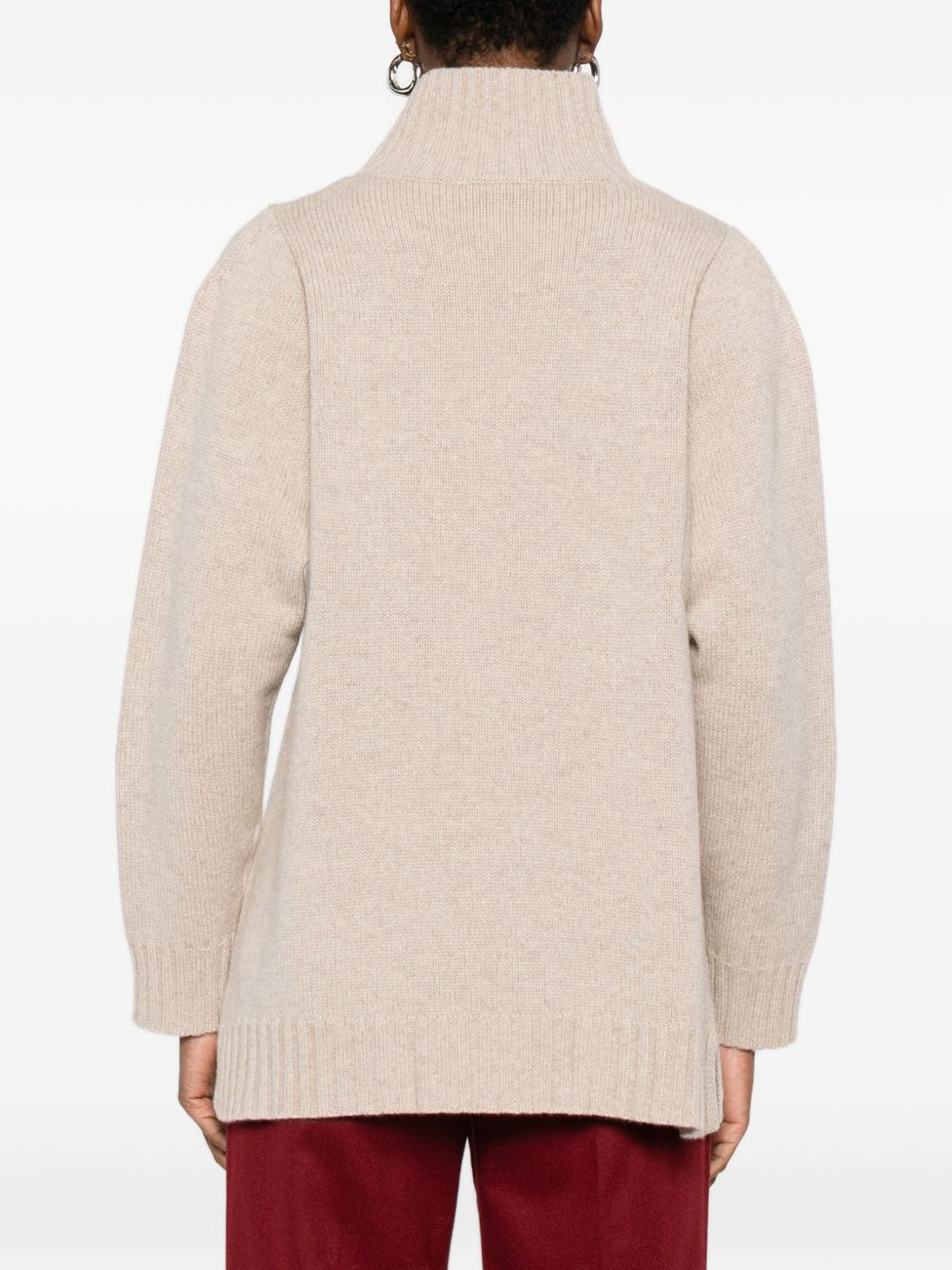 high-neck sweater - 4