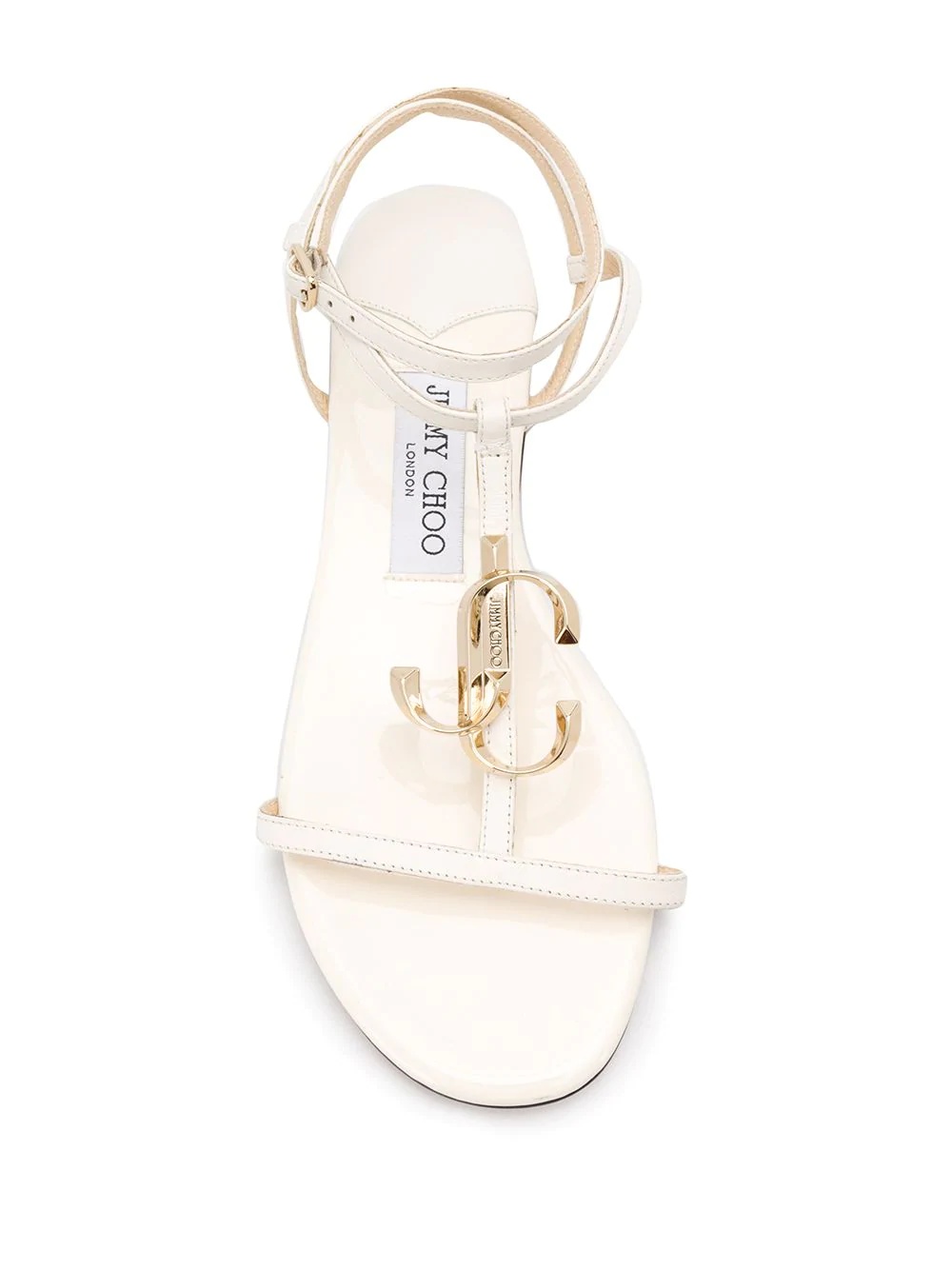 Alodie logo flat sandals - 4