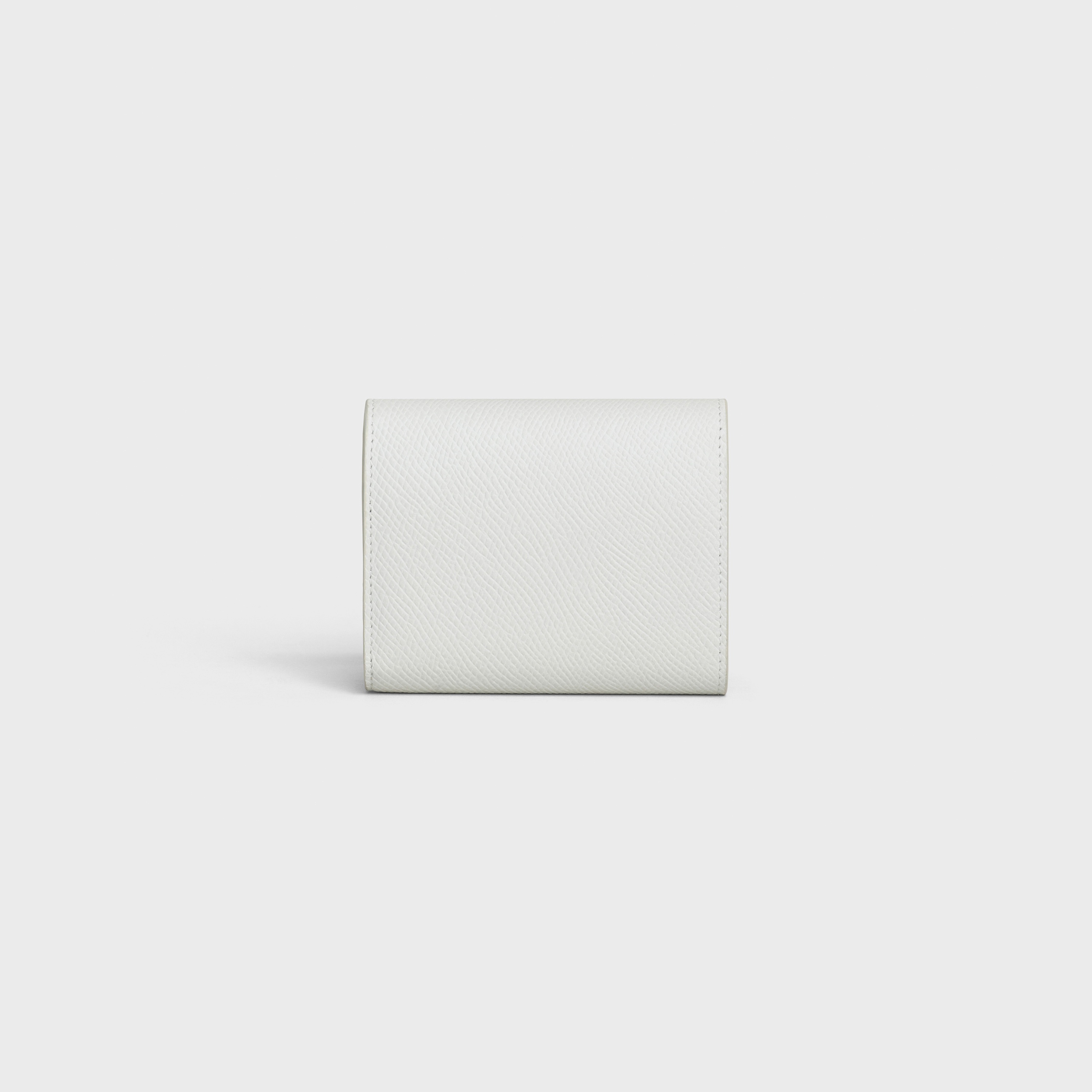 Small trifold wallet in Grained calfskin - 3